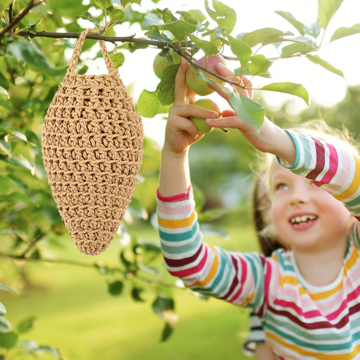 GJL nest in garden setting creates decorative charm while encouraging safer outdoor spaces.