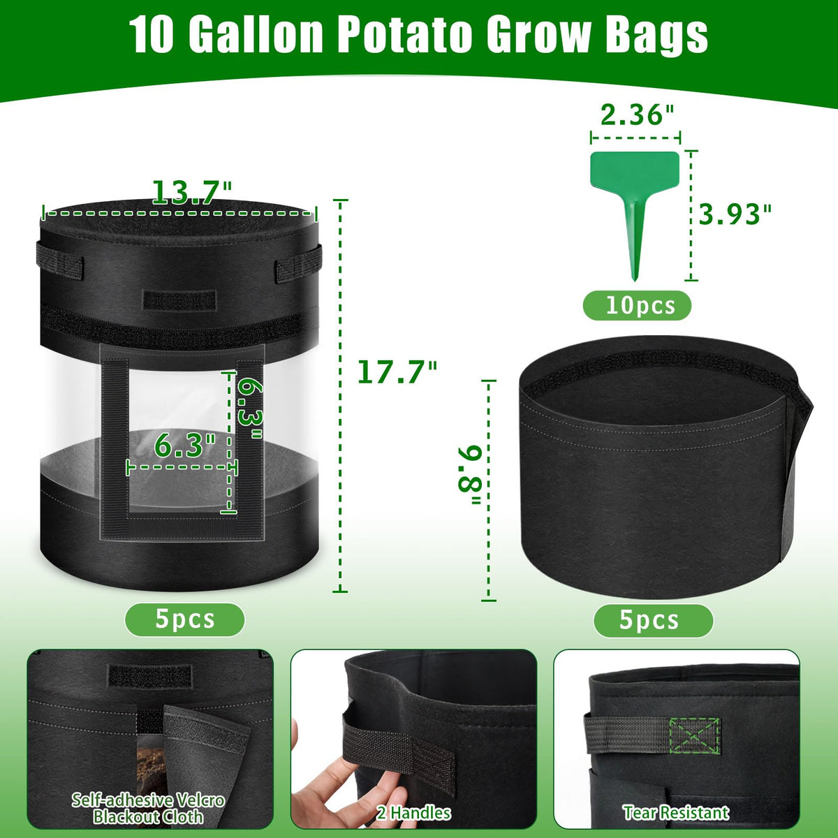 GJL design features two handles for easy relocation and setup