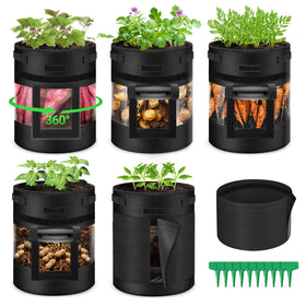 GJL grow bags fold flat for compact storage after harvest