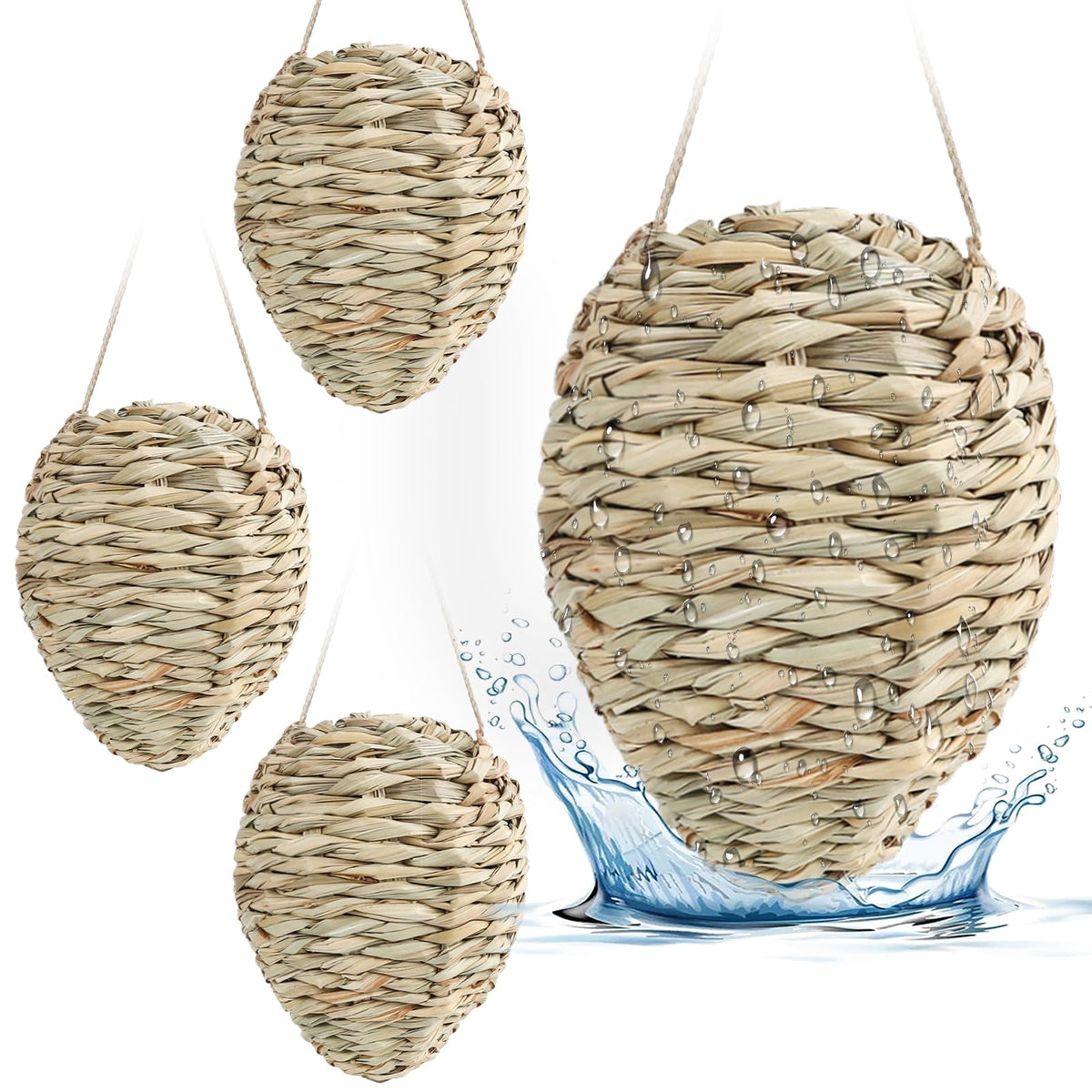 GJL hanging nest decoy for camping or picnics helps prevent wasp visits