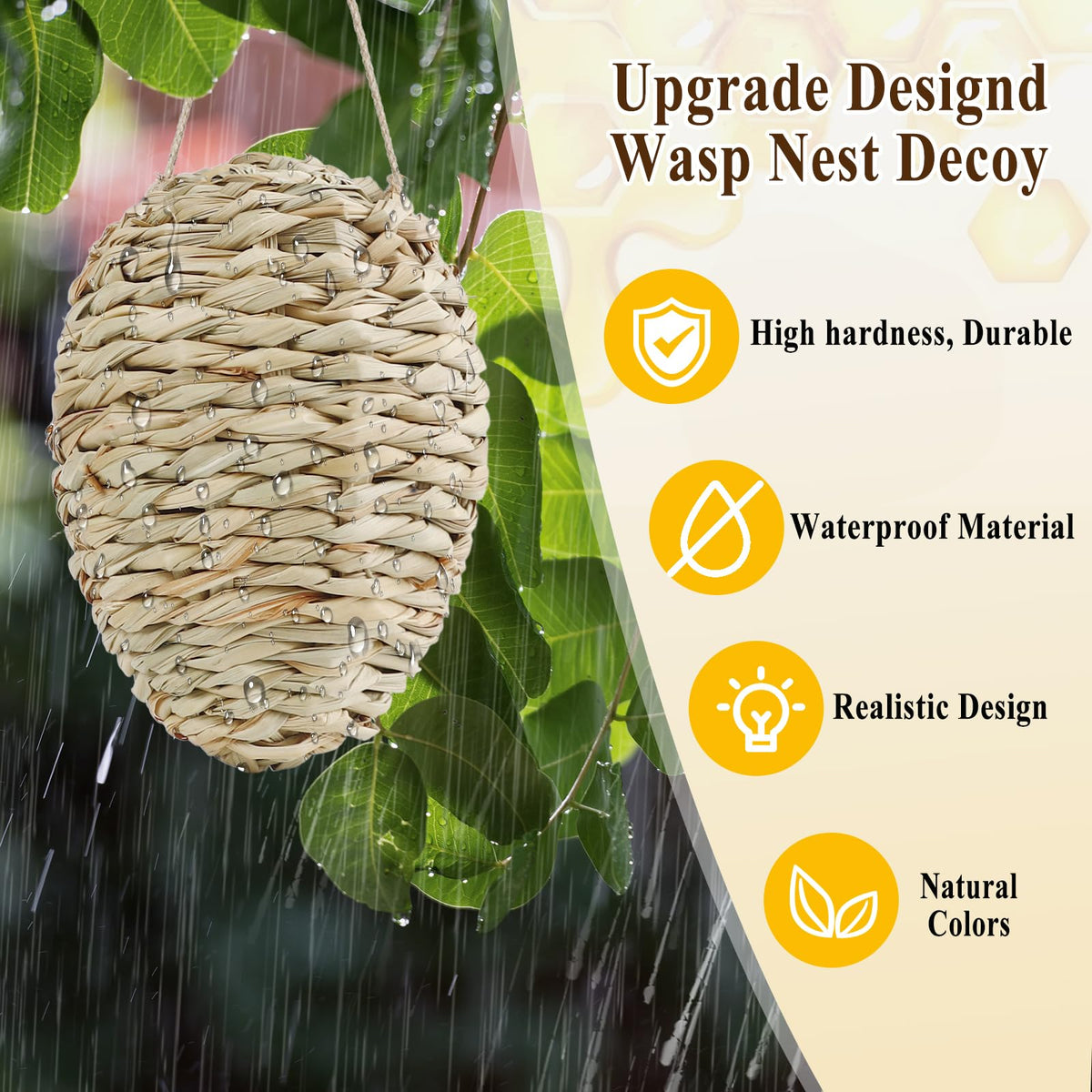 GJL waterproof nest decoy for outdoors creates a safe patio space