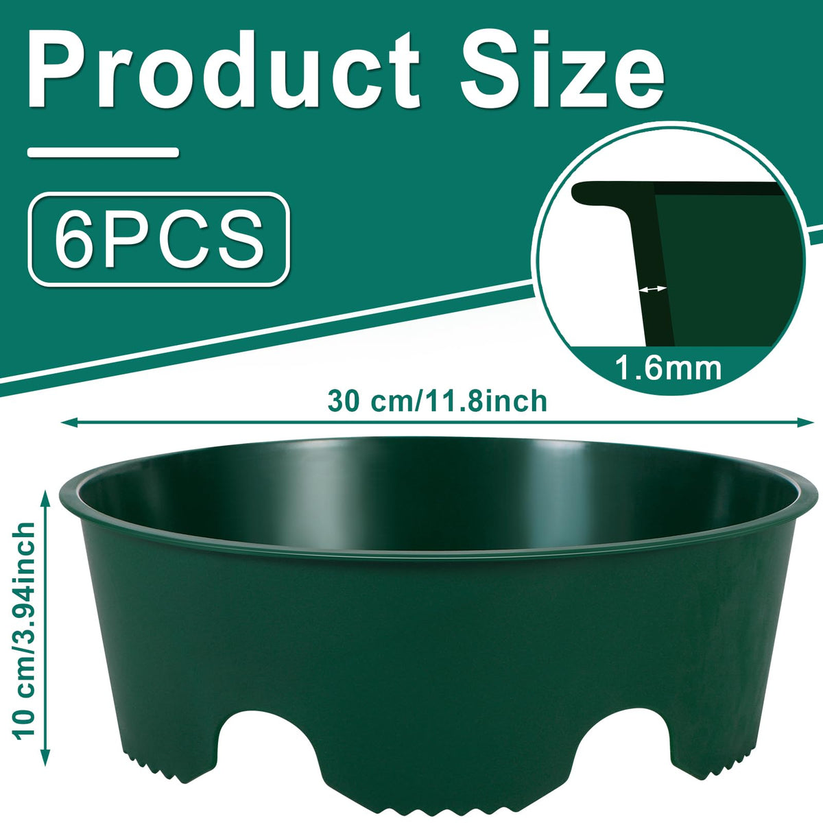 GJQ plant ring in garden directs water to roots for efficient hydration