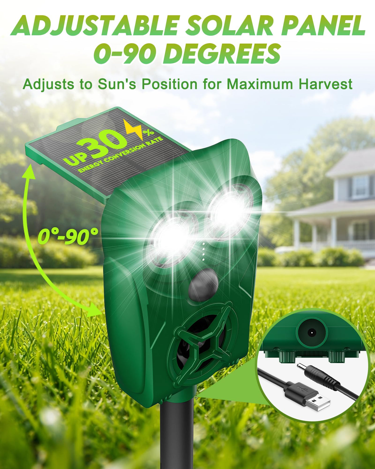 G-Jyuncyou PIR motion sensor activates humane deterrence