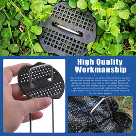 Glarks beveled-tip stakes designed for smoother soil insertion
