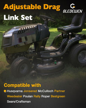 Gledewen steering drag link close-up of the adjustable ball joint for durability