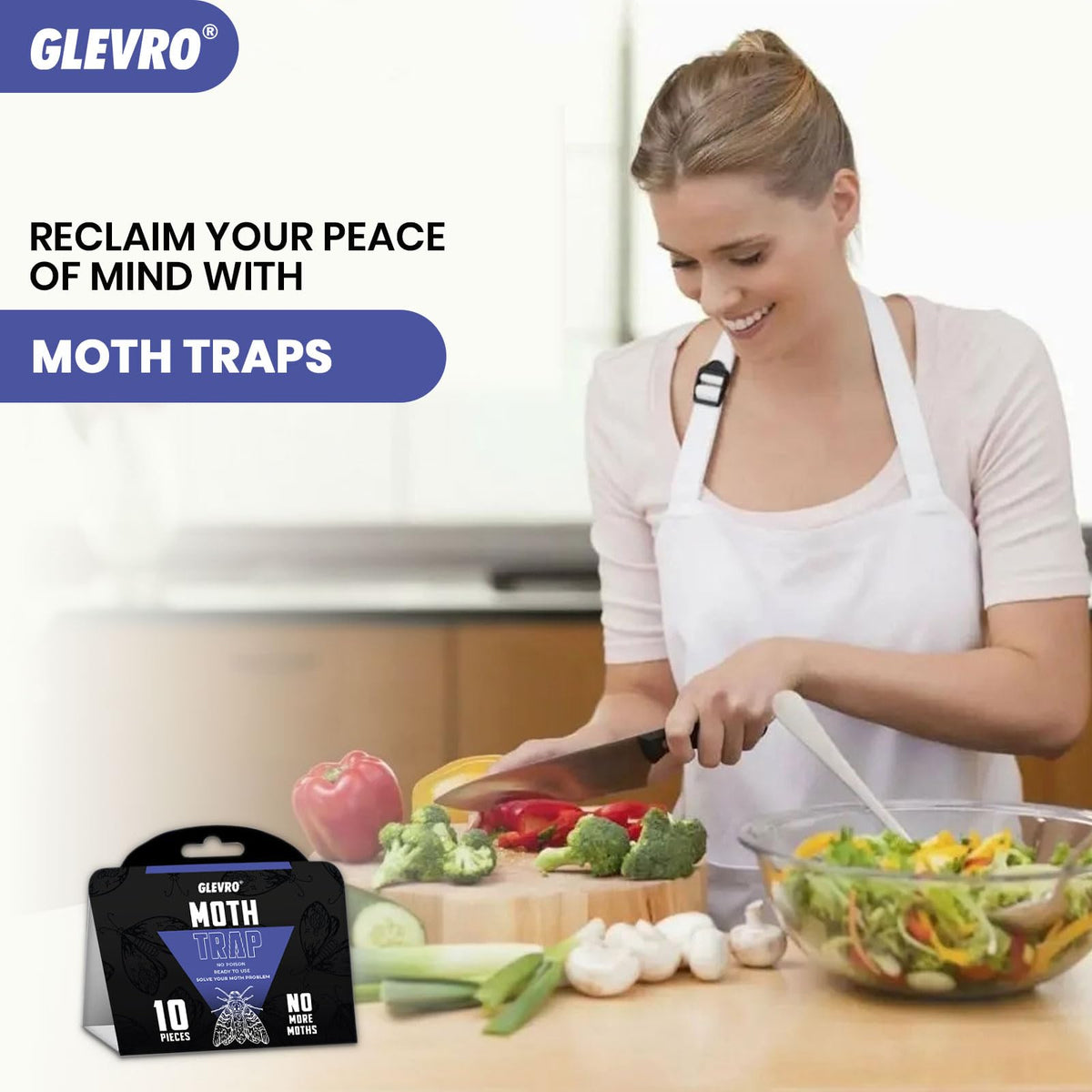 Glevro closet storage use traps nearby fabrics