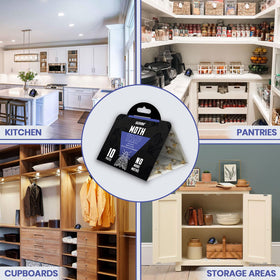 Glevro indoor use pantry moth traps for kitchens