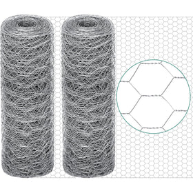 GlikCeil chicken wire roll 12x200 ft for durable garden fencing and coop enclosures