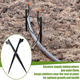 GlikCeil durable plastic stakes resist UV and weathering for long-term use.