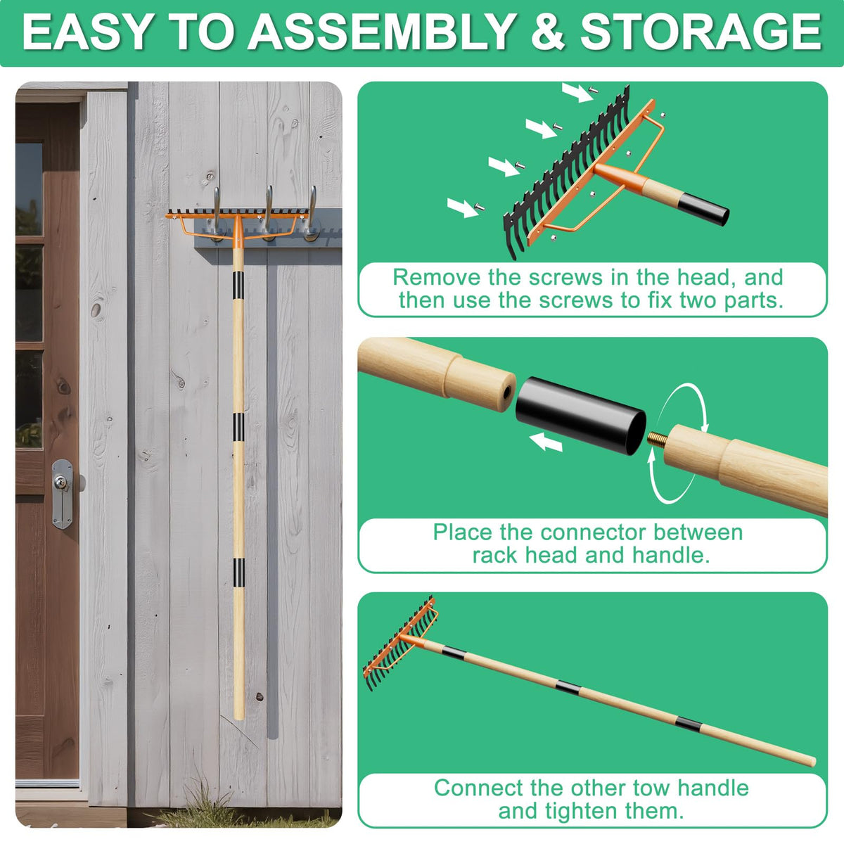 GlimHirVox ergonomic angled handle reduces strain during extended gardening.