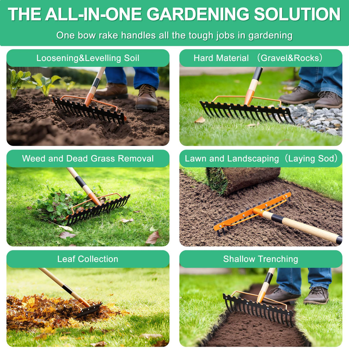 GlimHirVox suitable for leaves, weeds, and lawn maintenance tasks.