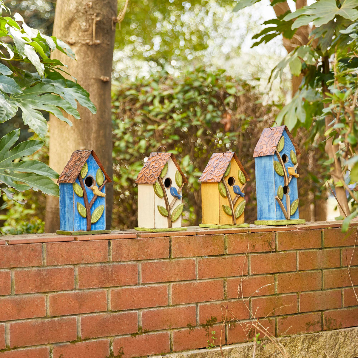 Glitzhome garden decor accent blending rustic charm with outdoors