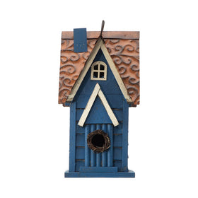 Glitzhome bluebird house garden patio backyard adds rustic charm and practical nesting space