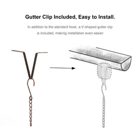 Glitzhome faux copper finish - weather resistant beauty for outdoors