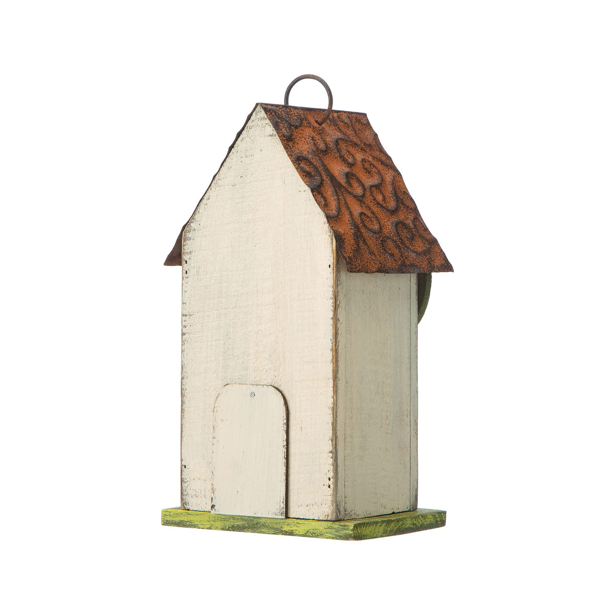 Glitzhome miniature garden centerpiece birdhouse ideal for fairy displays.