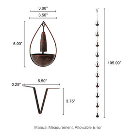Glitzhome V-shaped gutter clip - easy tool-free installation