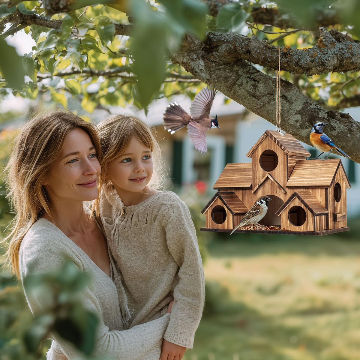 GLOPHOK eco-friendly decor for a lively wildlife window in your garden