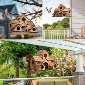 GLOPHOK installation options let you mount or hang the house easily