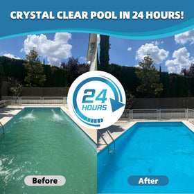Glorence pool unit shows saltwater compatibility for flexible pool setups.