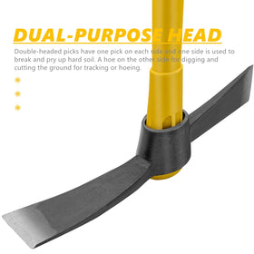 Glorousamc Cutter Mattock hoe side for digging and trimming roots