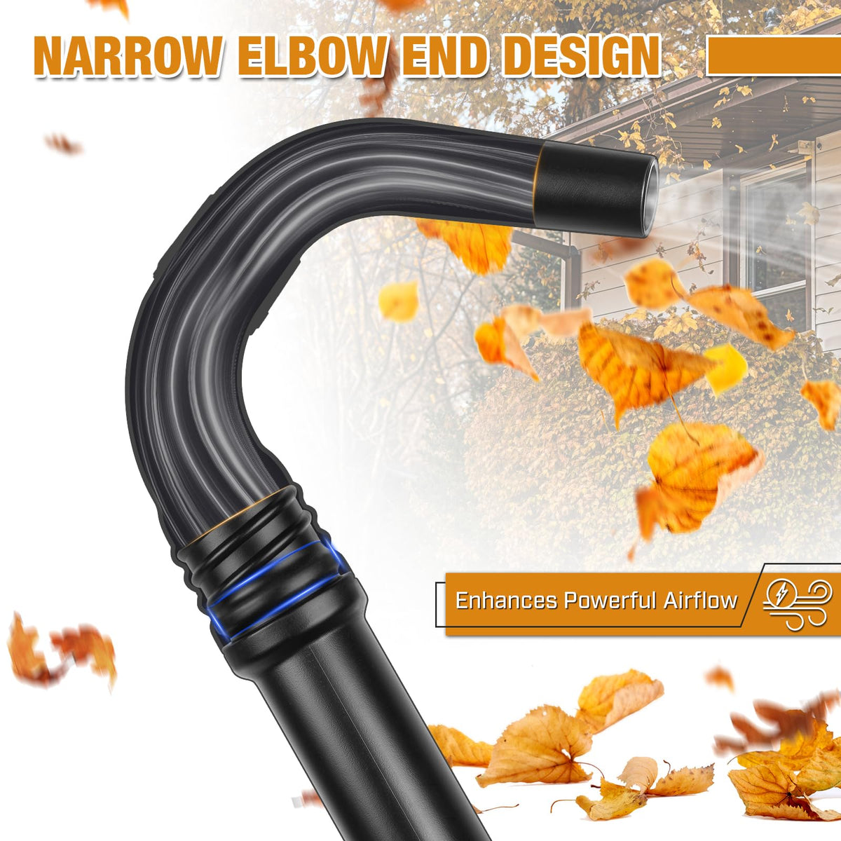 Glosaie multi-tube extensions adapt to different gutter heights.