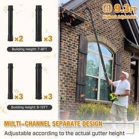 Glosaie shoulder strap included improves handling during use.