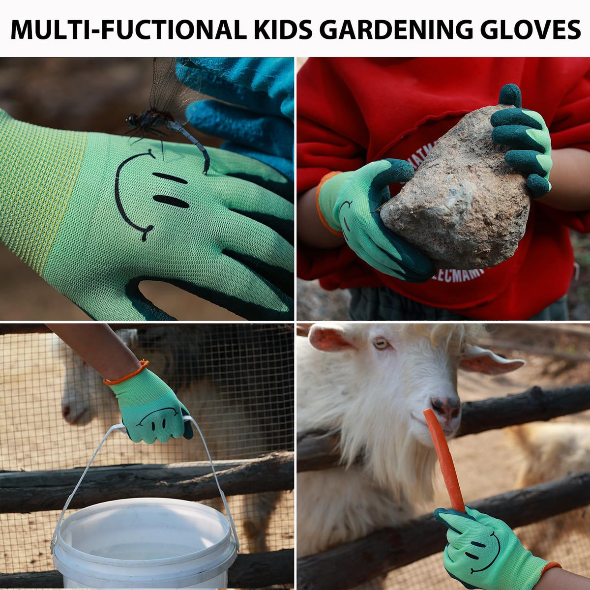 GLOSAV seamless 13-gauge lining delivers snug, flexible comfort for tiny hands