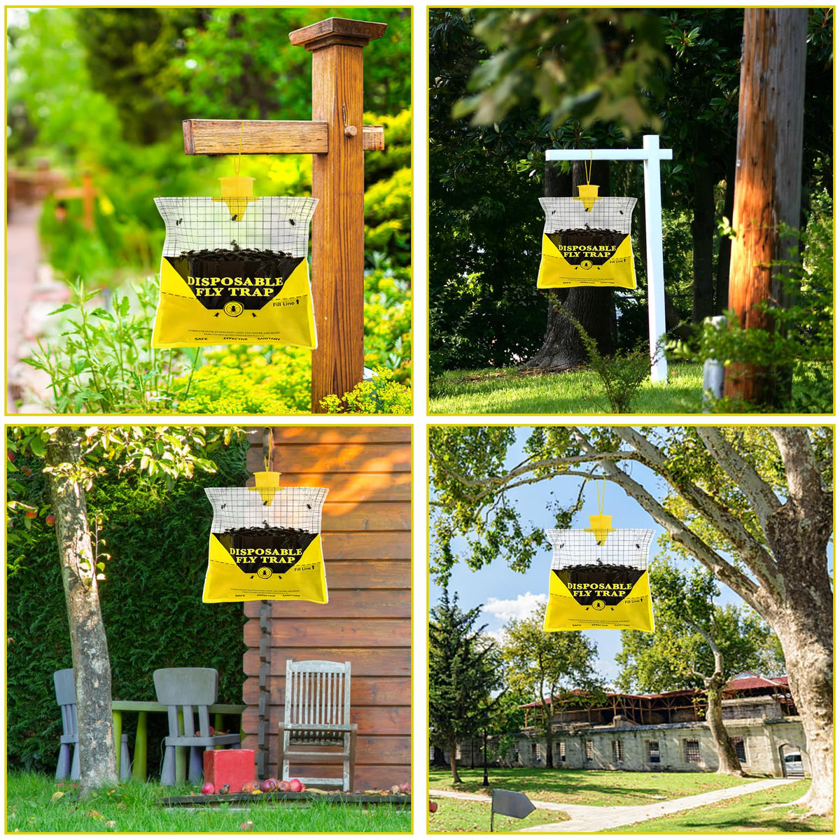 Glovv 12-pack set keeps replacement traps ready.