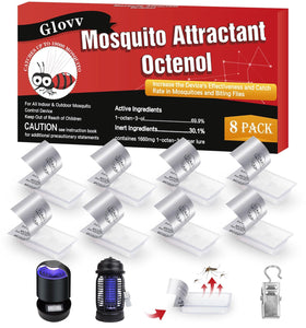 Glovv 4 Lures mosquito attractant bait refill in use for indoor traps.