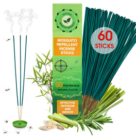 Glovv 60-pack mosquito repellent sticks box for outdoor use deterring pests