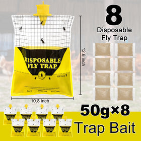 Glovv 8-pack prebaited fly bags ready for quick deployment