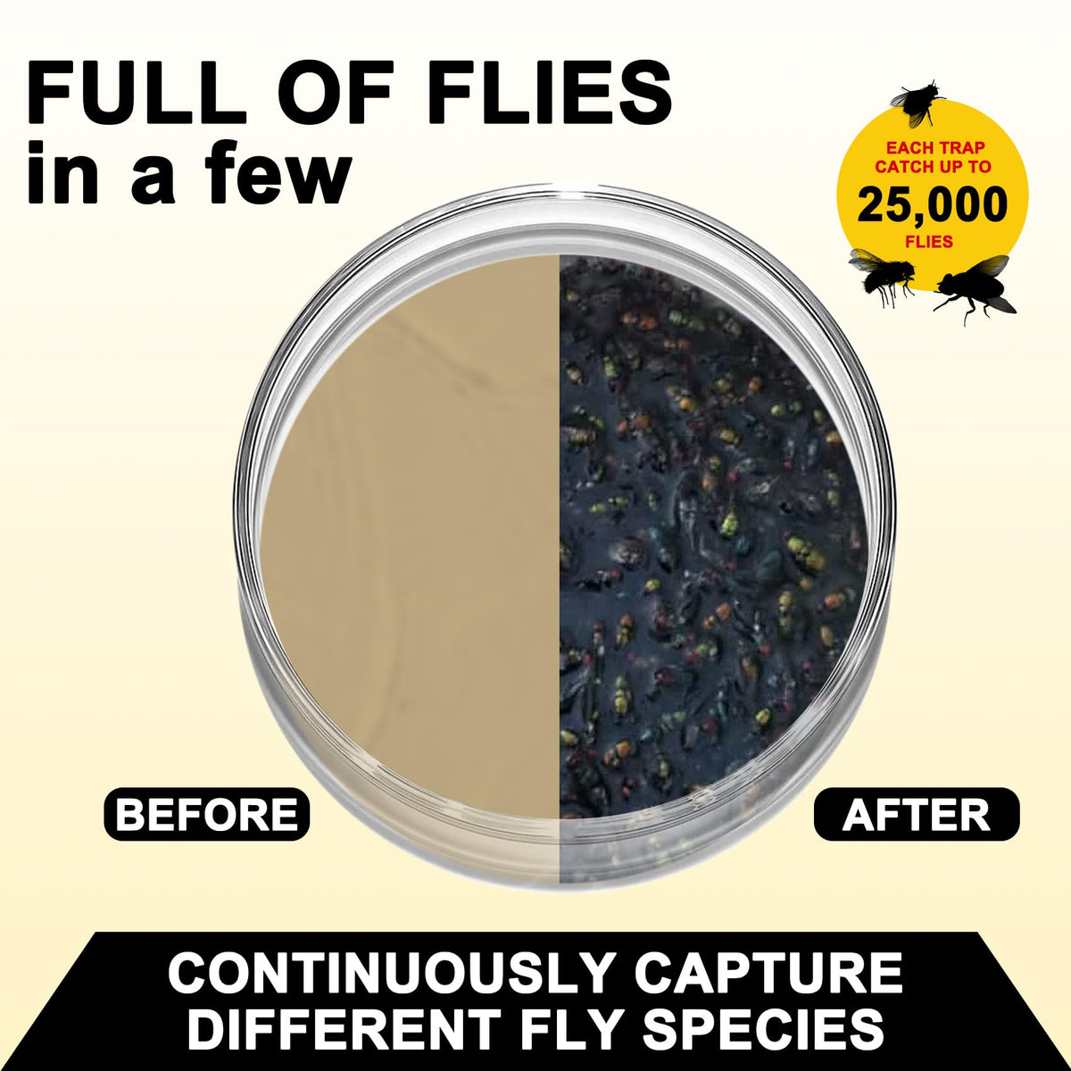 Glovv attractant disperses aroma that lures common outdoor flies.