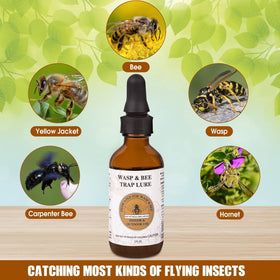 Glovv lure features a wasp-friendly flavor to invite pests without harming surroundings