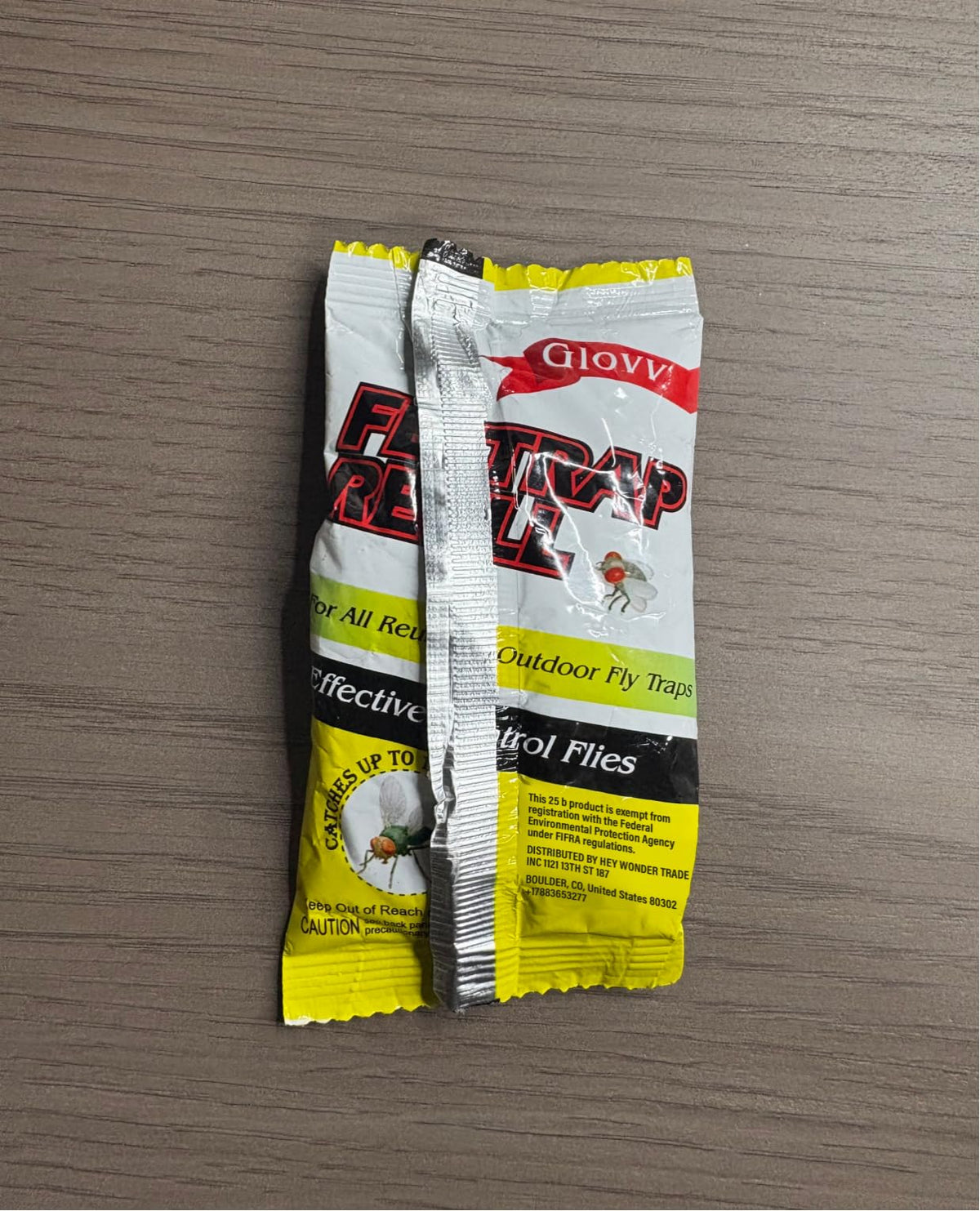 Glovv family-friendly fly bait refills designed for safe outdoor use.