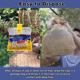 Glovv farm and garden use helps control flies around barns.