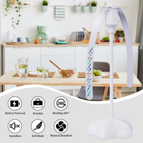 Glovv fly fan USB-powered portable design for easy setup on tables.