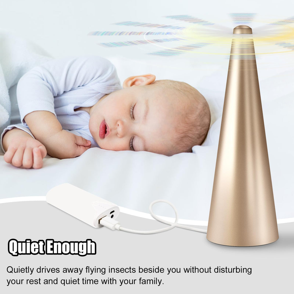 Glovv Fly Fans four-pack ideal for picnics and cafes.