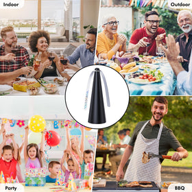 Glovv Fly Fans quiet operation suited for indoor dining and camping.