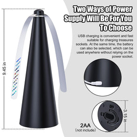 Glovv Fly Fans soft blades with safety stop when contacting objects.