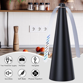 Glovv Fly Fans USB-powered operation for portable outdoor dining.
