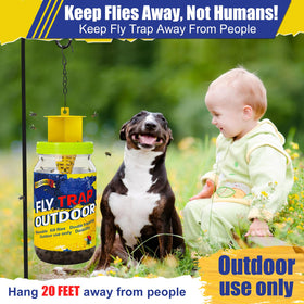 Glovv fly trap barn patio setup suits outdoor spaces