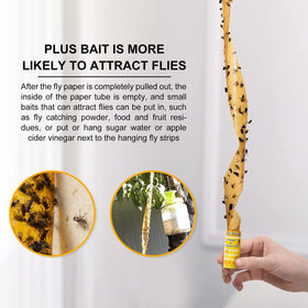 Glovv fly trap UV-resistant indoor use withstands sun exposure.