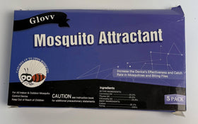 Glovv mosquito bait refill box open, highlighting long-lasting attractant