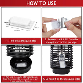 Glovv mosquito lure biting cartridge demonstrates universal trap compatibility.
