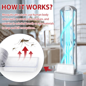 Glovv mosquito lure refill in use attracts multiple species with a scent-based appeal.