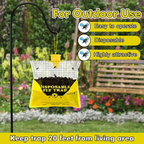 Glovv yellow attractant bait enhances visible lure.