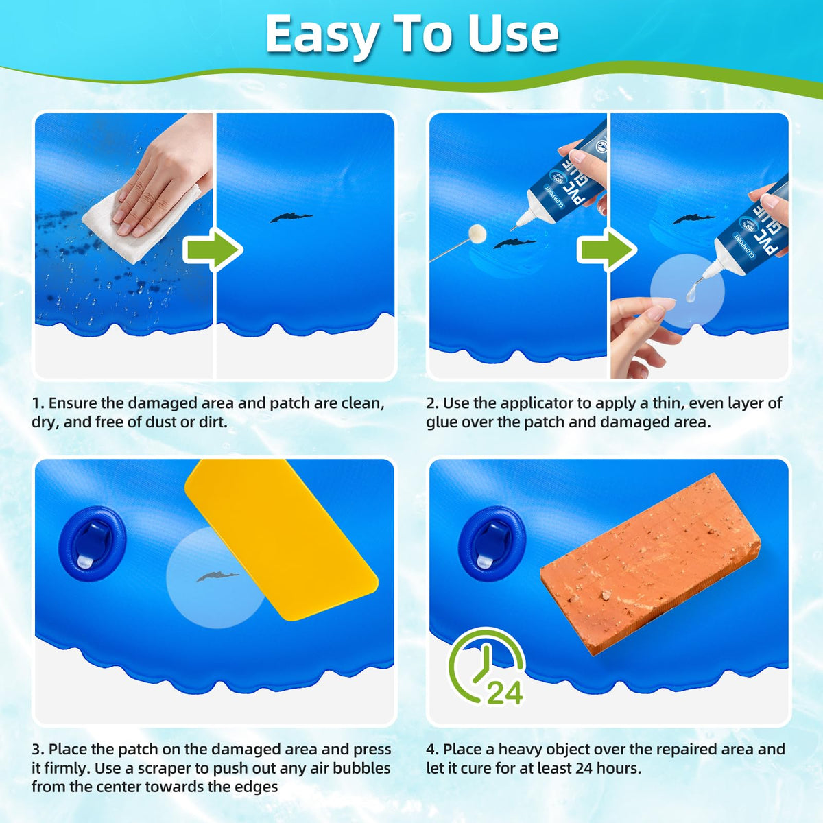 Glowpoint all-in-one repair kit with simple steps