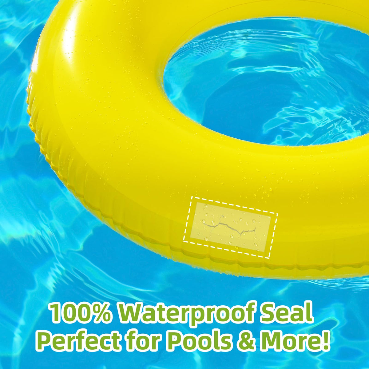 Glowpoint waterproof and UV-resistant patches for outdoor use