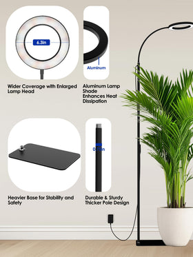 GLOWRIUM grow light features a 13 foot power cord for flexible placement.
