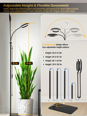 GLOWRIUM smart-care features help track light, watering reminders, and growth.